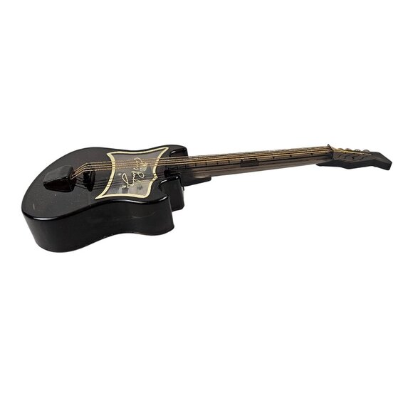 Elvis Presley Music Box Guitar Shape Love Me Tender Works Vintage Collectible - Picture 4 of 9